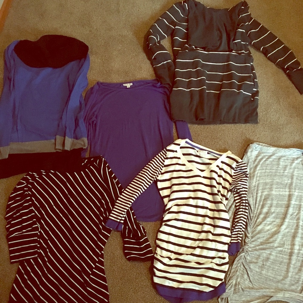 Maternity sweater lot